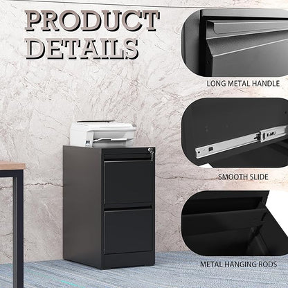 File Cabinet, 2 Drawer File Cabinet