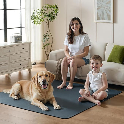 Sunsleek 36"x72" Washable Pee Pads for Dogs, 2 Pack Extra Large Puppy Pads | Reusable Waterproof Pet Training Mats, Super Absorbent, Non-Slip, for Whelping Pads & Incontinence for Playpen, Crate, Floor