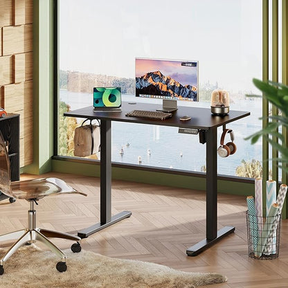 DEVAISE 48 x 24 Inches Standing Desk, Whole-Piece Desktop Electric Standing Desk
