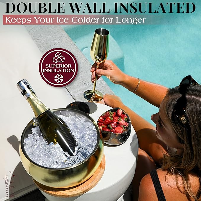 Gusto Nostro 4.1L Insulated Ice Bucket