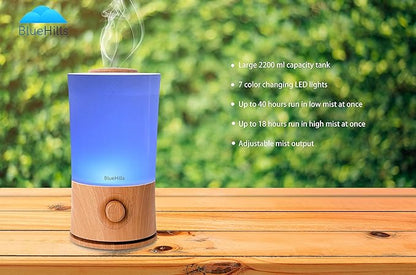 BlueHills Premium 2000 ML XL Large Essential Oil Diffuser Aromatherapy