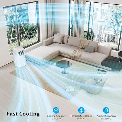 ROVSUN WiFi Enabled Smart 9000 BTU Portable Air Conditioner