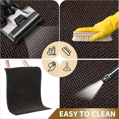 Yimobra Doormat Outdoor Indoor Entrance 36 x 24, All-Season All-Weather Front Door Mat, 100% Waterproof Welcome Matt for Floor Garage Outside Entry, Stain and Fade Resistant