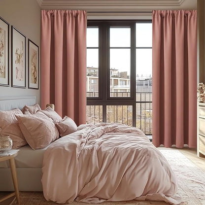 JIUZHEN Blackout Curtains for Bedroom