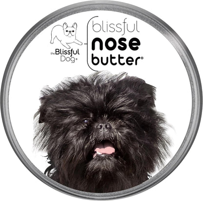 The Blissful Dog Affenpinscher Nose Butter for Dry, Cracked Skin, Lick-Safe Dog Nose Balm with Moisturizing Shea Butter, Almond, Olive, and Essential Oils, Pet Supplies, Uncented, 4 oz.