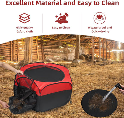 Chicken Brooder Box for Chick Starter Kit, 12.8 * 17.8 inch Large Brooder Heating Plate, Brooding Up to 30 Baby Chicks, Chicks Feeder＆Waterer, Nesting Pad, Perch, All-in-1 Chicken Brooder Set