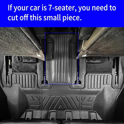 Rongtaod Floor Mats Compatible with 2021-2025 2026 Kia Sorento 6&7 Seats (not for Hybrid) Cargo Mat Cargo Liner Back Seat Cover 2024 Sorento Accessories (Trunk Mat with Backrest Mat+Floor Mats)
