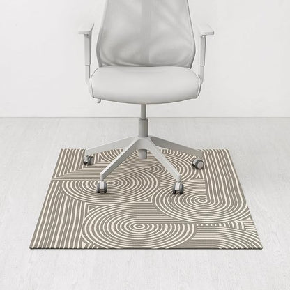 Anji Mountain Rug'd Office Chair Mat for Carpet & Hardwood Floor - Jacquard Woven Top, Anti-Slip Backing, Low Pile, Floor Protector Desk Chair Mat, Office Rugs for Rolling Chairs (36 x 48)