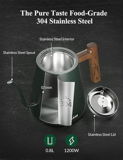 KLEAH Gooseneck Electric Kettle