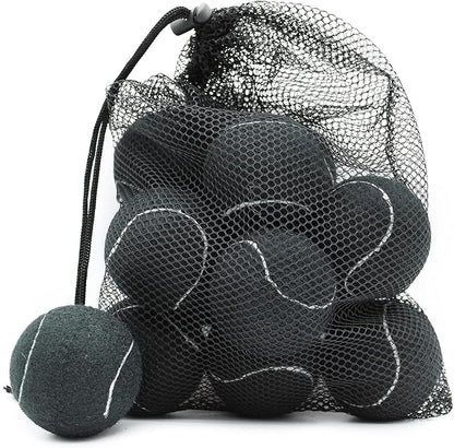 Magicorange Tennis Balls, 12 Pack Advanced Training Tennis Balls Practice Balls, Come with Mesh Bag for Easy Transport, Good for Beginner Training Ball