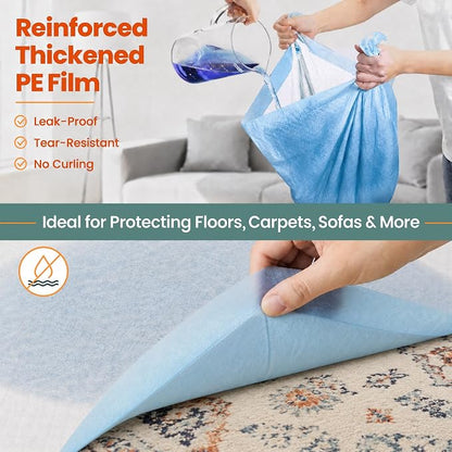 Gimars XXXL 31X47” 40 Count 1200ML Super Absorbent Thicken 6-Layer Ultra Large Dog Pee Pads — Leak-Proof Odor-Control Quick-Dry Training Pads for Large Senior Dogs, Puppies, Cats & Pets