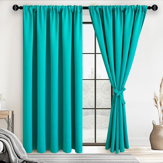 JIUZHEN Blackout Curtains for Bedroom