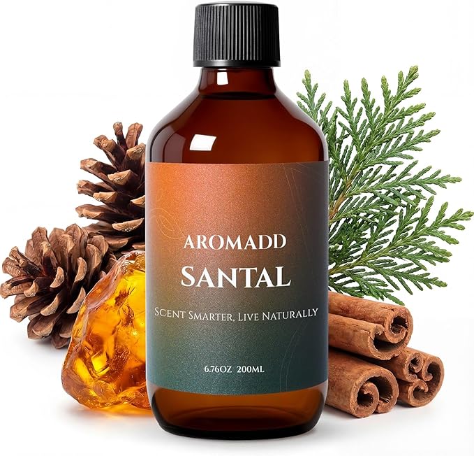 Aromadd Santal Diffuser Oil Inspired by Luxury Hotel Scent, Essential Oils