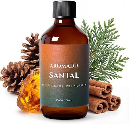 Aromadd Santal Diffuser Oil Inspired by Luxury Hotel Scent, Essential Oils