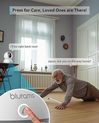 blurams Pet Camera, 2K Security Camera Indoor, Dog Camera