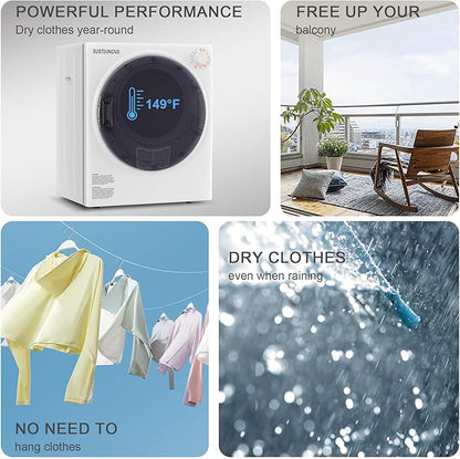 Elevon QD-SUS-DRYER2-NEW1 Compact Clothes Dryer