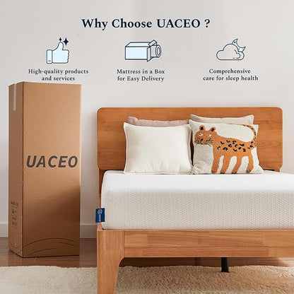 Full Mattress, 10 Inch Memory Foam Mattress in a Box, Fiberglass Free Full Size Mattresses for Pressure & Pain Relief, Soft and Comfortable