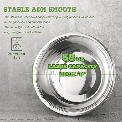 Elevated Dog Bowls, Metal Raised Dog Bowl Stand
