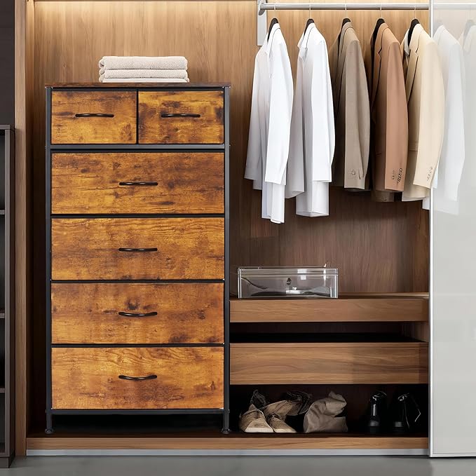Mifuro Tall Dresser for Bedroom, Vertical Storage Organizer Tower