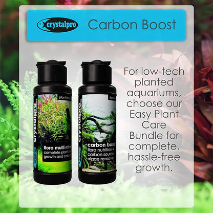 Carbon Boost - Liquid Carbon Source for Aquarium Plants - CO2 Alternative for Faster Growth in Freshwater Tanks - Part of the Flora Nutrition Series - 16.9 fl oz