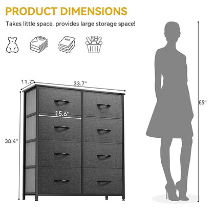 DWVO Dresser for Bedroom, Fabric Dresser