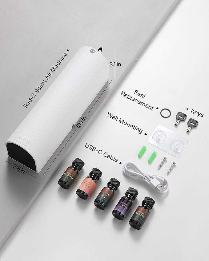 Scent Diffuser Starter Kit – Waterless Essential Oil Diffuser