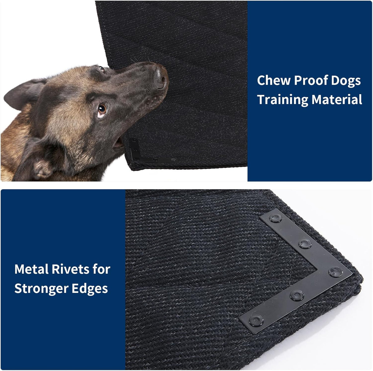 BALAPET Durable Chew Proof Dog Bed with Metal Rivet Corner for Large Dogs, Stable Kennel Pad Mat for Teething Puppy, Durable Indoor Outdoor Crate Pad for Medium Dog Crates, 41"x28"