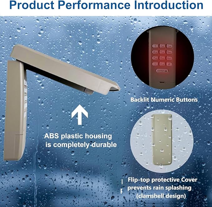 Universal Garage Door Opener Keypad