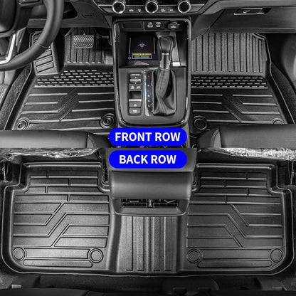 Rongtaod Floor Mats Compatible with 2023 2024 2025 2026 Honda CRV Trunk Liner Cargo Liner Cargo Mat Back Seat Cover Protector CR-V Accessories (Fit Lower Deck,Backrest Mats+Trunk Mat+Floor Mats)