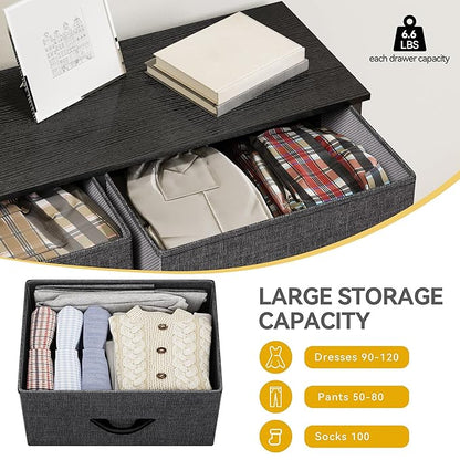 DWVO Dresser for Bedroom, Fabric Dresser