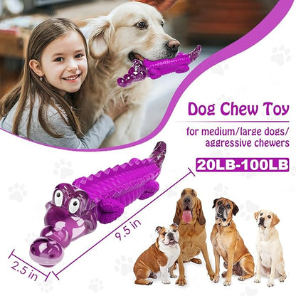 Dog Chew Toys for Aggressive Chewers: Puppy Teeth Chew Toy -Indestructible Dog Toys for Small Meduium Large Breed