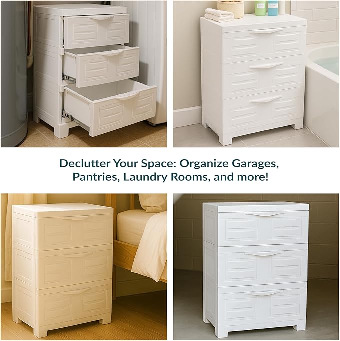 Sunnydaze 29.5" H 3-Tier Storage Cabinet