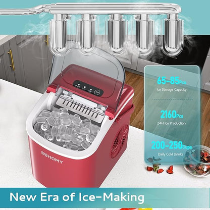 EUHOMY Countertop Ice Maker Machine