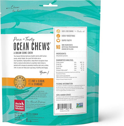 The Honest Kitchen Ocean Chews™ Crispy Cod Fish Skins Dog Treats, 2.75 oz (Beams™)