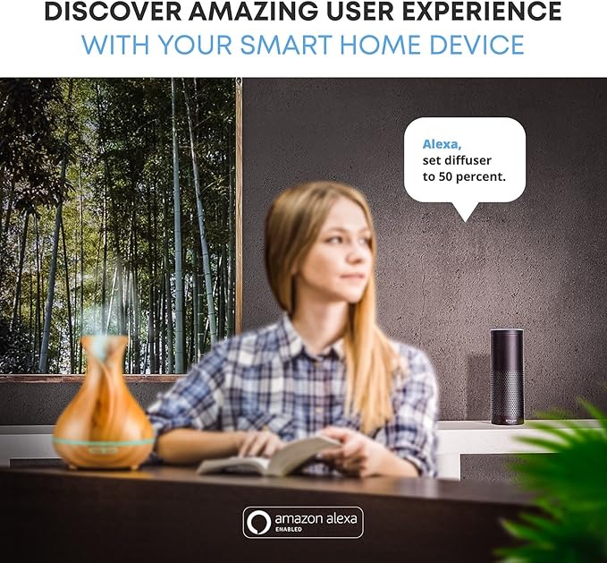 Smart WiFi Wireless Essential Oil Aromatherapy Diffuser