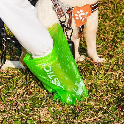 Typlastics Poop Bags for Dogs,180 Bags, Waste Refuse Cleanup, Doggy Roll Refills for Outdoor Puppy Walking and Travel, Leakproof and Tear Resistant, Unscented, 12 Pack of 15, Lime Green
