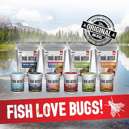 Fluval Bug Bites Cichlid Fish Food, Pellets for Medium to Large Sized Fish, 3.53 oz., A6581