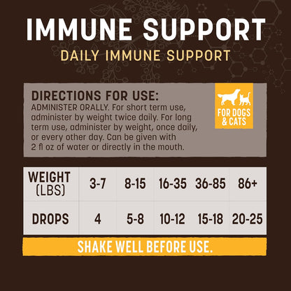 Earth Animal Herbal Remedies | Immune Support | 2 fl oz