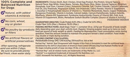 Nutrish Rachael Ray Premium Natural Wet Dog Food, Beef Stroganwoof Recipe, 8 Ounce Tub (Pack of 8)