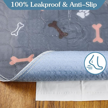 Washable Pee Pad for Dogs, 1 Pack Extra Large Puppy Pads, 72"x72" | Super Absorbent, Waterproof & Leakproof, Non-Slip Bottom, Machine Washable, For Floors, Beds, Couches, Crates, Carpets, Cars
