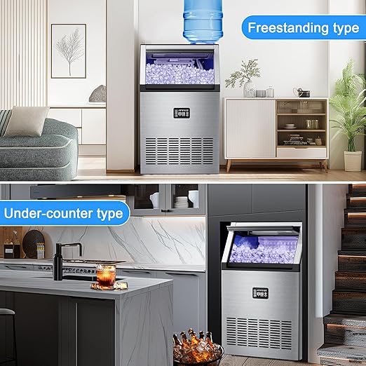 Ice Maker Commercial Ice Maker Machine 200lbs/24H