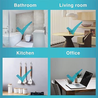 60 Small Hooks+80 Removable Strips, Damage-Free Utility Hooks, Heavy Duty