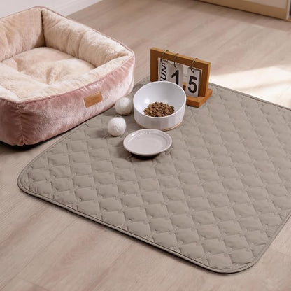 gogobunny 3X Stronger Waterproof Pet Blanket, Scratch Proof Furniture Protector for Dogs Cats, Reversible Cover 30x30 Inch, Dark Stone