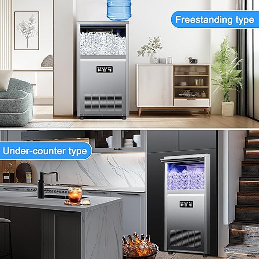 Ice Maker Commercial Ice Maker Machine 150lbs/24H