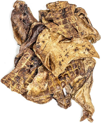 Dehydrated Lamb Lung Dog Treats - 2 Pound Big Bag, All-Natural, Made in USA - High Protein, Low Fat - Slow Roasted Oven Baked A Healthy Rawhide Alternative for All Dogs