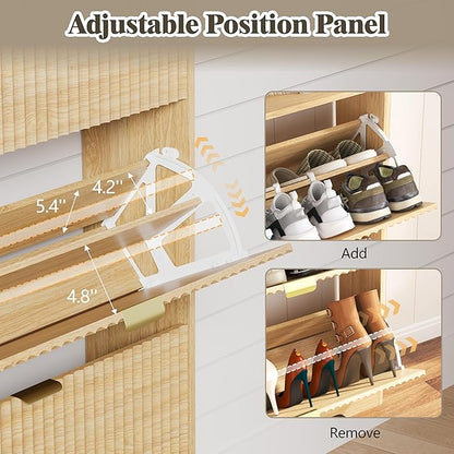Shoe Cabinet Storage for Entryway