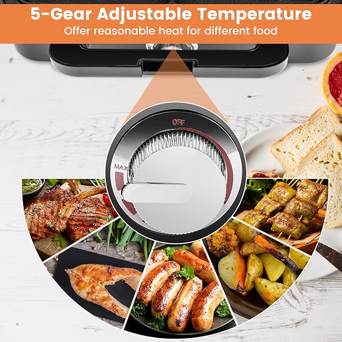 COSTWAY 1200W Waffle Maker