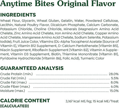 Greenies Anytime Bites Dog Treats, Original Flavor, 10.3 oz. Bag