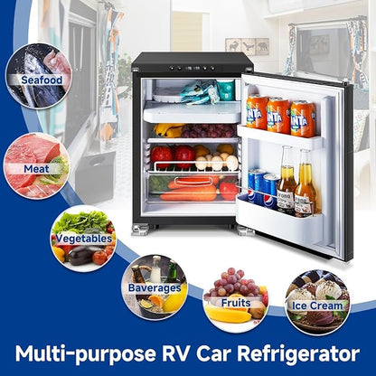 BODEGA [Upgraded 12 Volt Refrigerator, RV Refrigerator APP Control, 45L RV