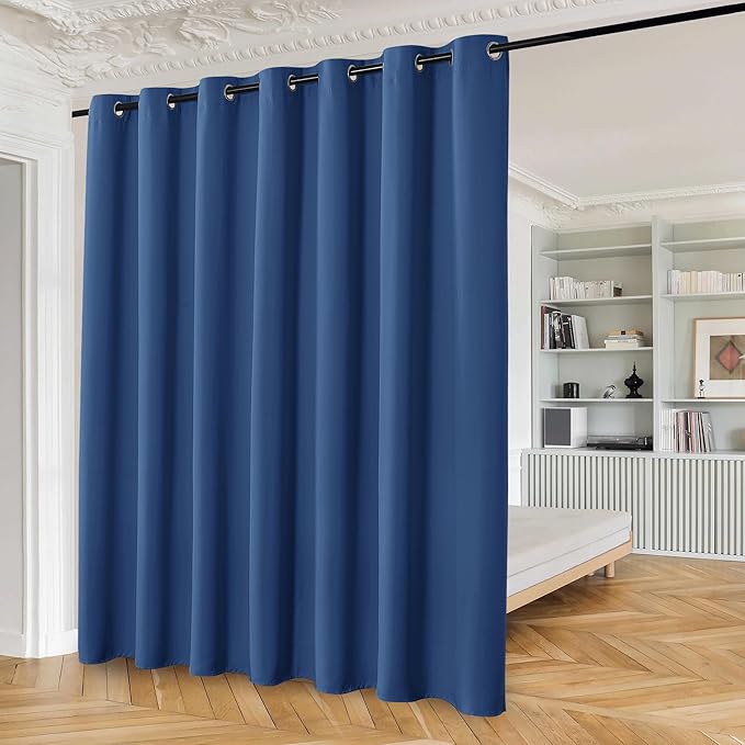 Beauoop 100% Blackout Curtains 96 Inches Long